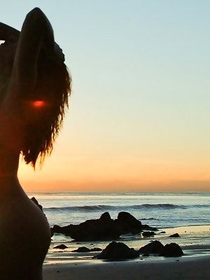 Ann Marie visits her favorite beach pics ~ SexyNakedModels.com